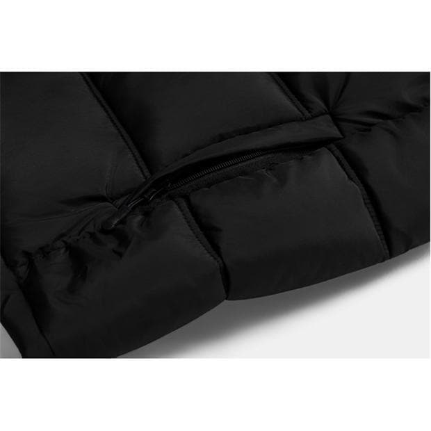 Black - Slazenger - Mens Short Puffer Jacket